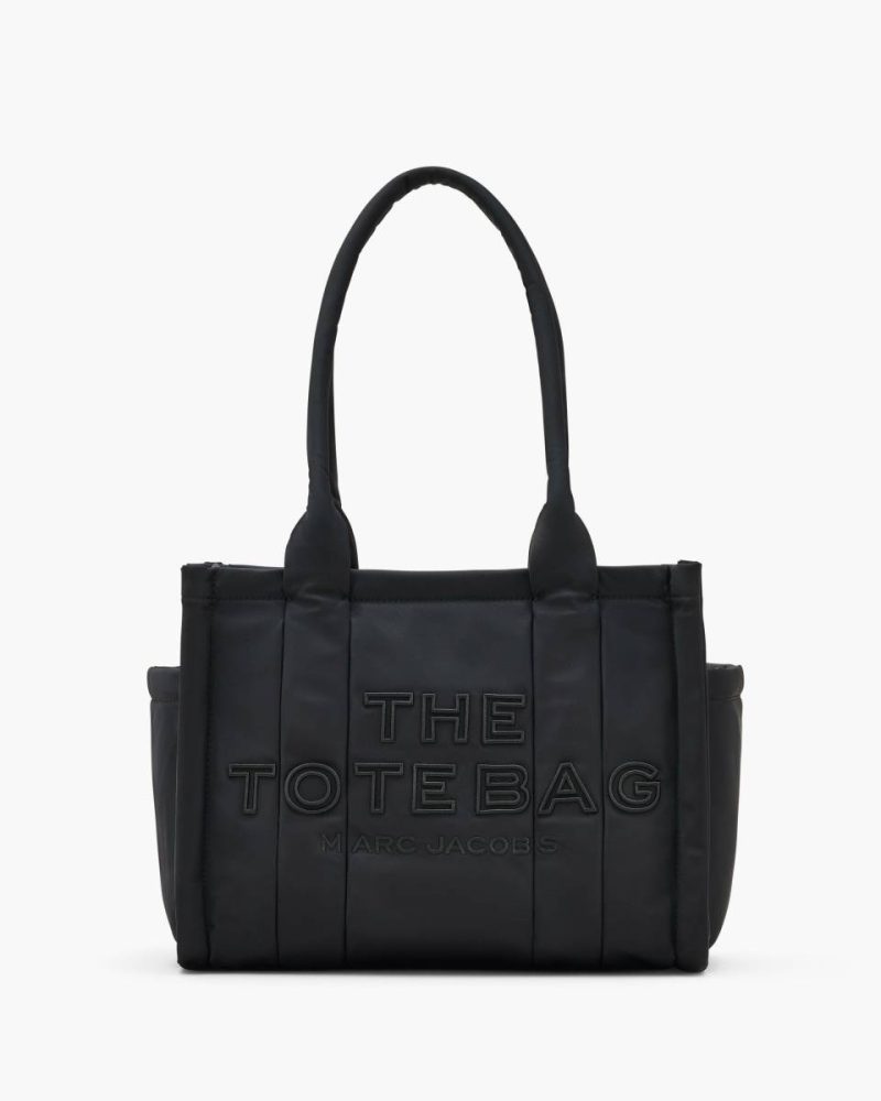Black The Tote Bag The Puffy Nylon Medium Tote Bag Women Marc Jacobs