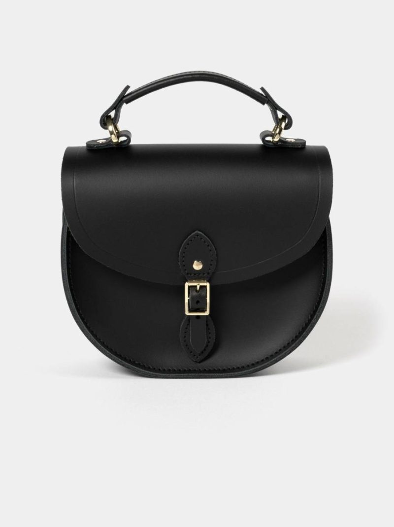 Cambridge Satchel Crossbody The Isla - Black & Gold Women