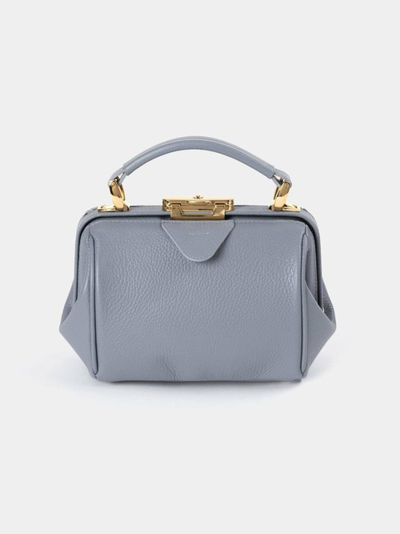 Cambridge Satchel Handbags The Mini Sophie - French Grey Calf Grain Women