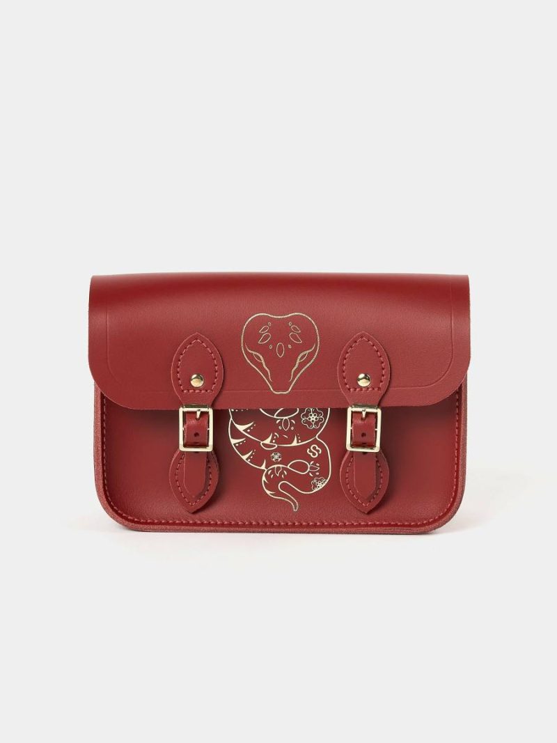 Cambridge Satchel The Little One - Year Of The Snake Red Crossbody Women