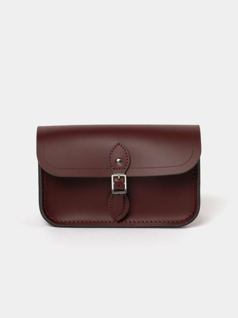 Cambridge Satchel The Mini One Buckle - Oxblood Crossbody Women