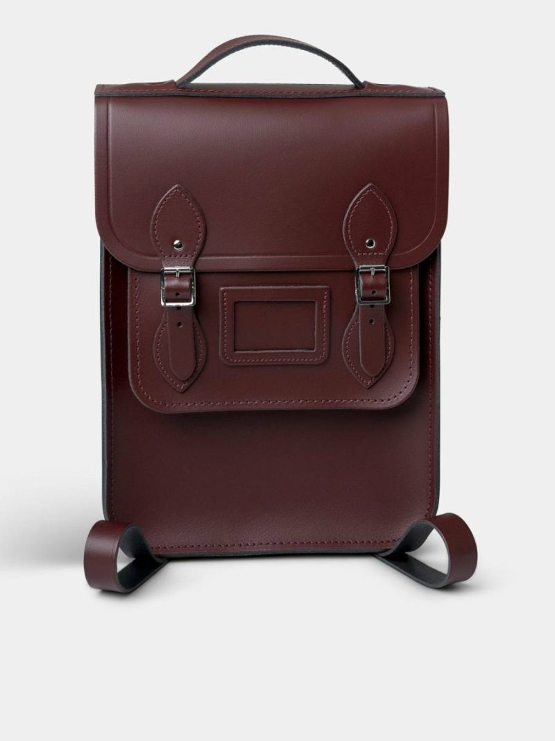 Cambridge Satchel The Portrait Backpack -Oxblood Women Backpacks