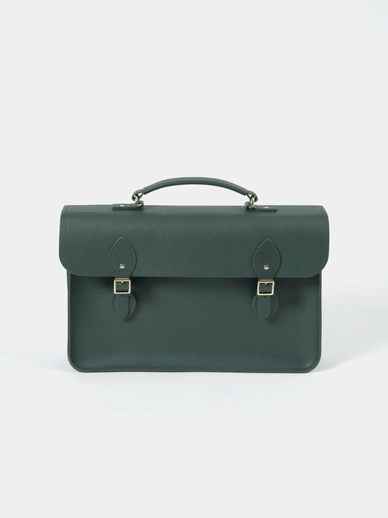 Cambridge Satchel Women Briefcases The Briefcase - Fir Saffiano