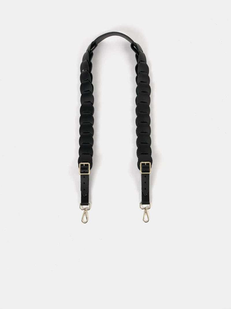 Crossbody Women Cambridge Satchel The Link Strap - Black