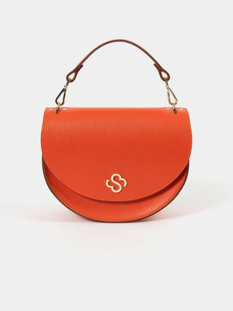 Handbags Women Cambridge Satchel The Kate - Orangeade Celtic Grain