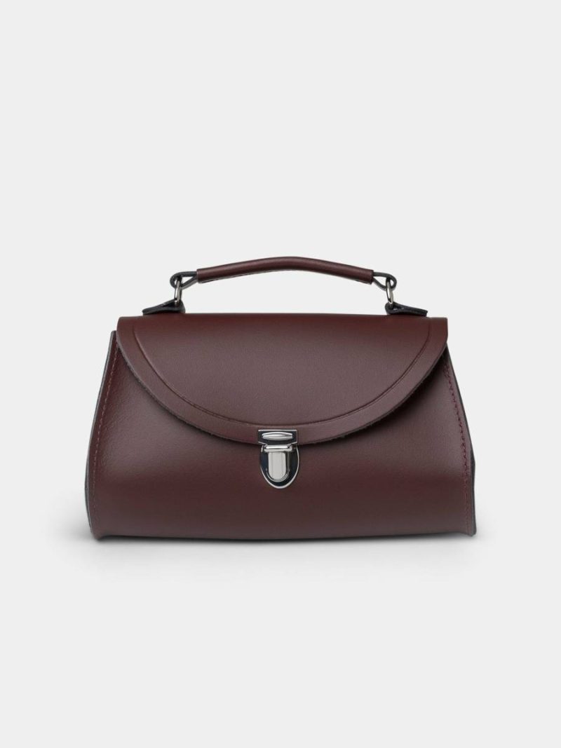 Handbags Women Cambridge Satchel The Mini Poppy -Oxblood