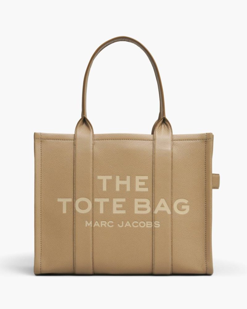The Leather Large Tote Bag Camel Women The Tote Bag Marc Jacobs