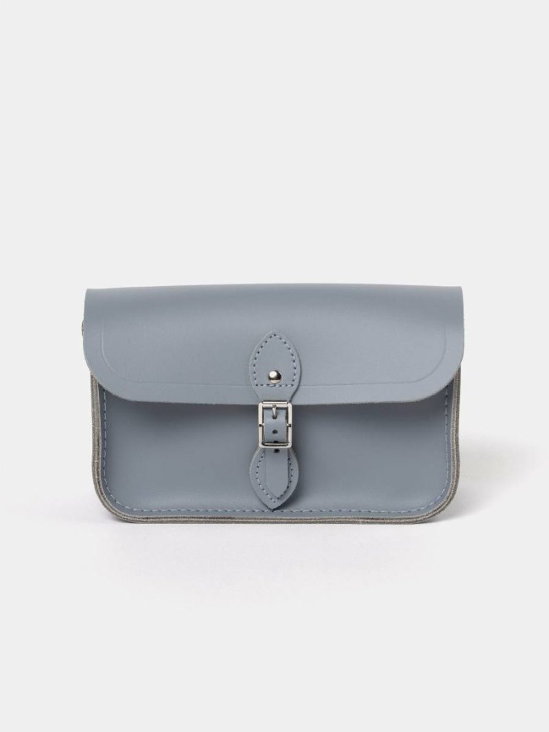 The Mini One Buckle - French Grey Women Crossbody Cambridge Satchel