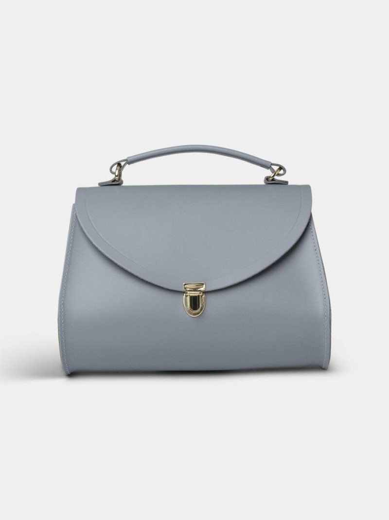 The Poppy -French Grey Handbags Cambridge Satchel Women