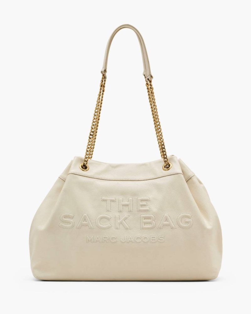 The Sack Bag Women Cloud White The Large Chain Sack Bag Marc Jacobs
