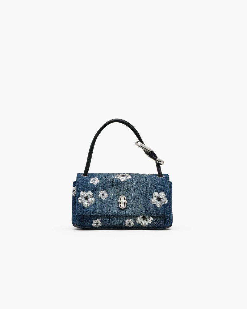 The Sequin Daisy Denim Mini Dual Bag Vintage Indigo Women The Dual Bag Marc Jacobs