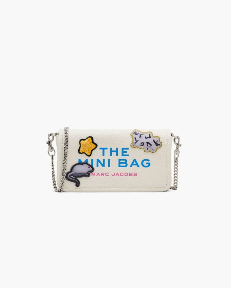The Sticker Patch Mini Bag White Multi Mini Bags Women Marc Jacobs