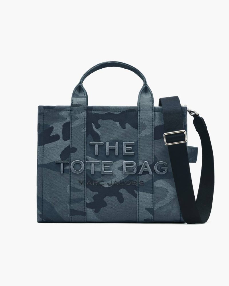 The Tote Bag Blue Multi Marc Jacobs Women The Camo Jacquard Medium Tote Bag