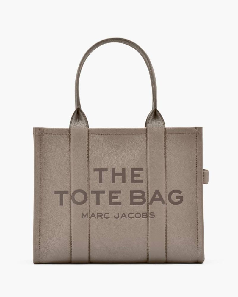 The Tote Bag Cement The Leather Large Tote Bag Marc Jacobs Women