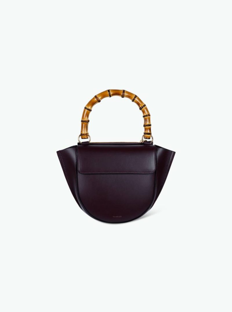 Top Handle Bags Hortensia Bag Mini - Grape / Bamboo Wandler Grape / Bamboo Women