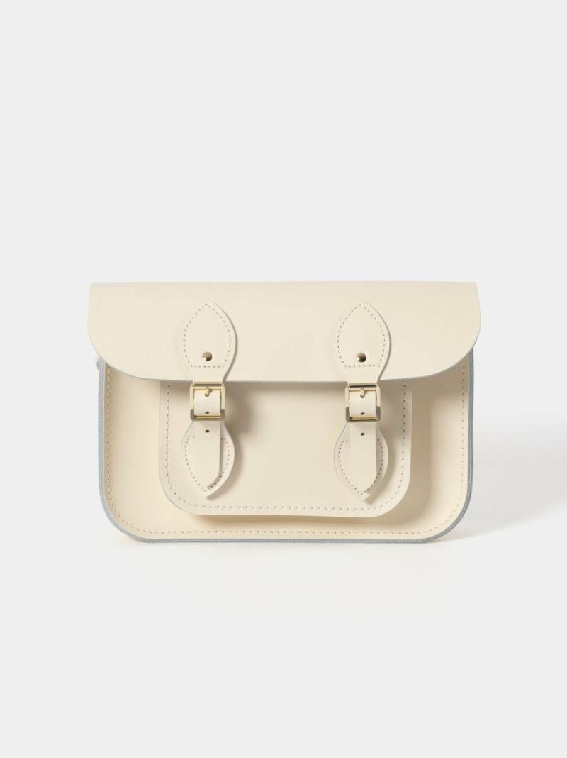 Women The 11 Inch Satchel - Vanilla Cambridge Satchel Satchels
