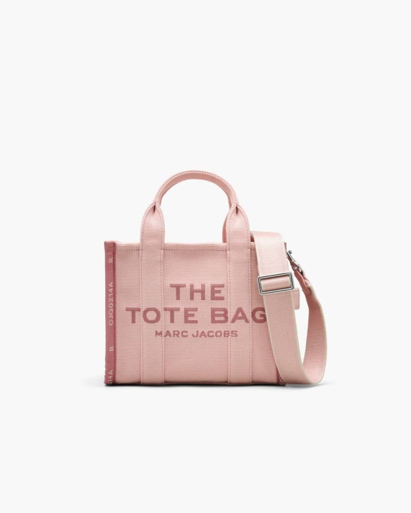 Women The Tote Bag The Jacquard Small Tote Bag Marc Jacobs Rose