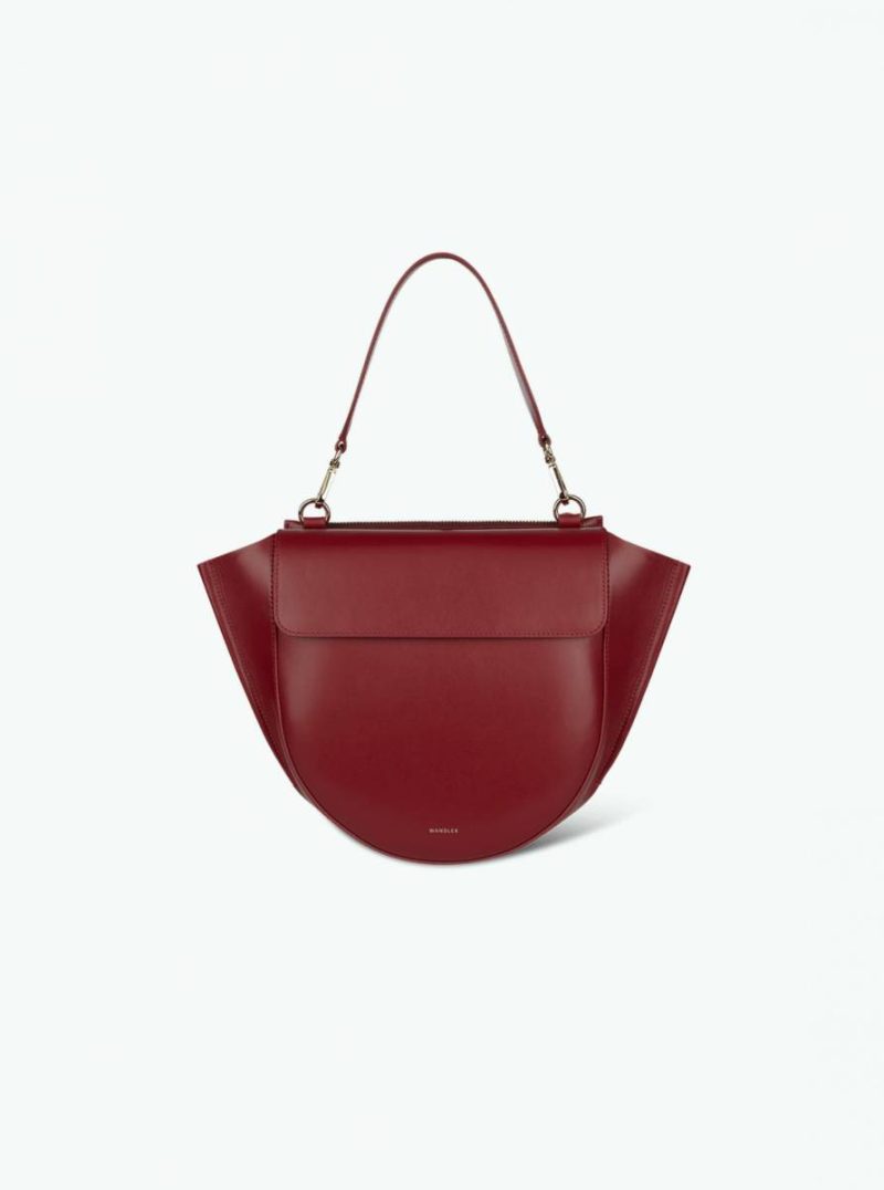 Women Top Handle Bags Hortensia Bag Medium - Mahogany Mahogany Wandler