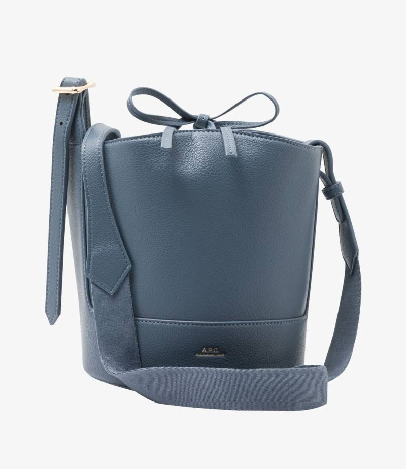 A.p.c. Ana Small Bag Dark Navy Blue Women Crossbody Bags