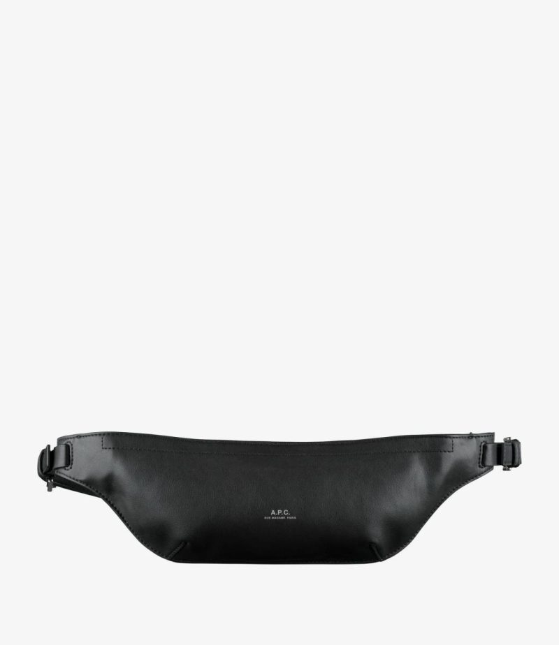 A.p.c. Men Belt Bags Black Nino Medium Belt Bag