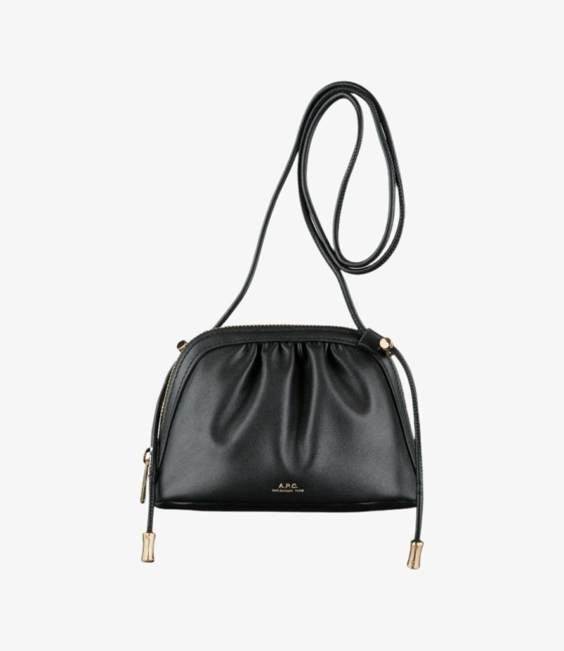 Black Women A.p.c. Ninon Small Drawstring Bag Shoulder Bags