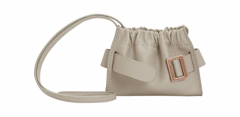 Boyy Micro Scrunchy Soft Cross Body Ivory Women