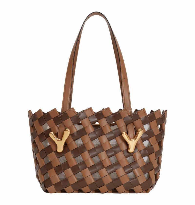 Boyy Women Yy West 26 Woven Tote Caramel/Sesame Shoulder