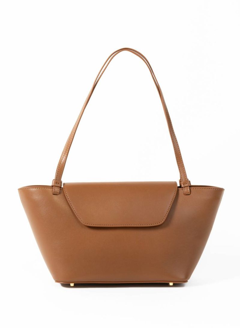 Courrier Courrier Tote Leather Cognac Elleme Default Title Women