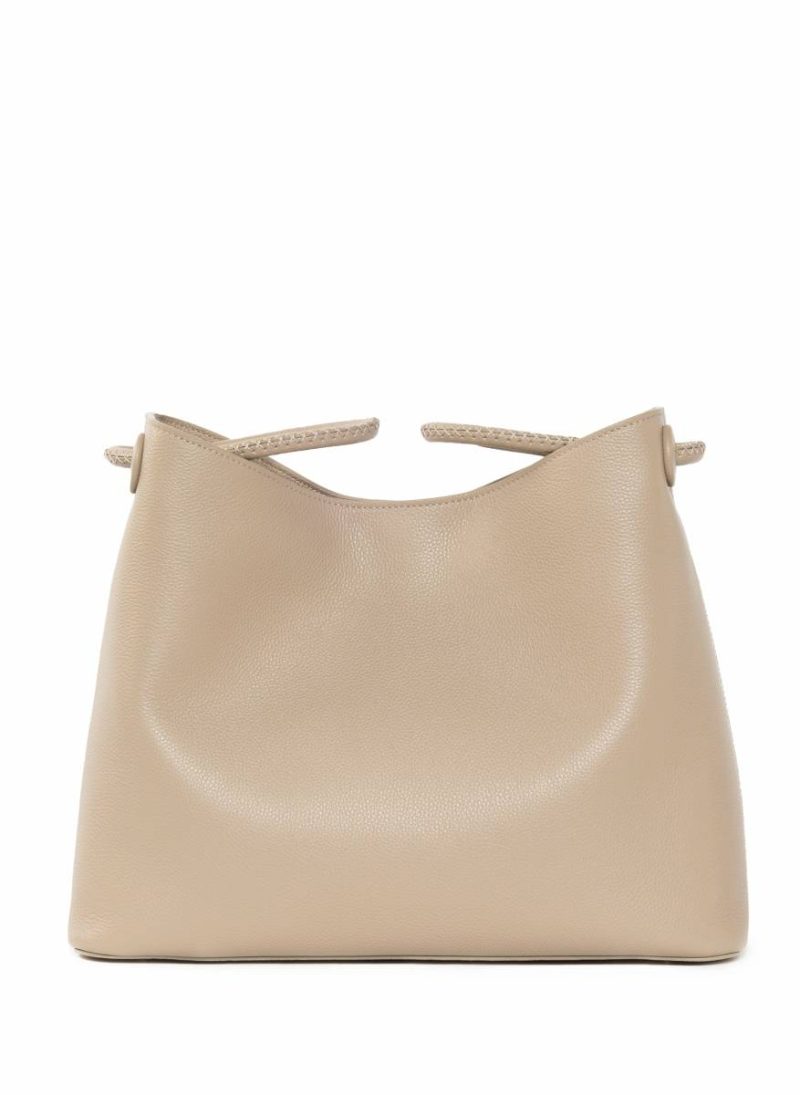Elleme Default Title Women Vosges New Vosges Pebbled Leather Taupe