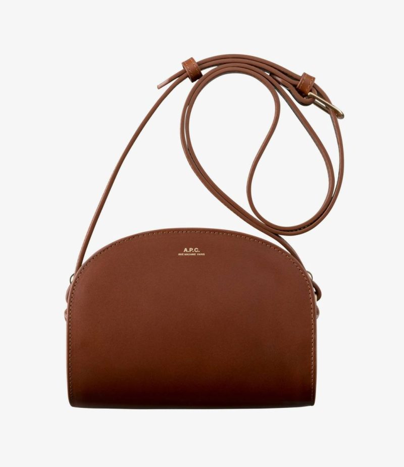 Hazelnut A.p.c. Demi-Lune Mini Bag Shoulder Bags Women