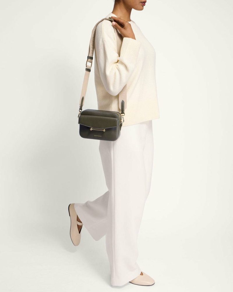 Khaki Mosaic Camera Travel Bags Strathberry Women