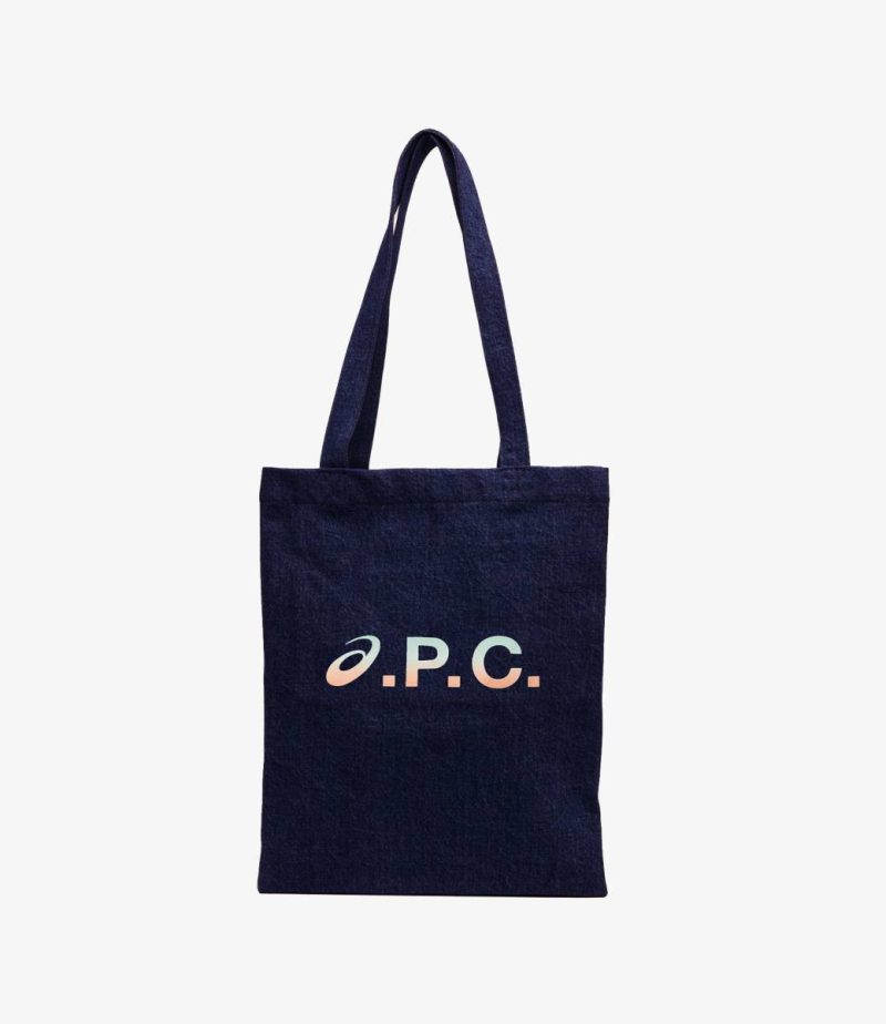 Lou Asics Tote Bag A.p.c. Indigo Men Tote Bags