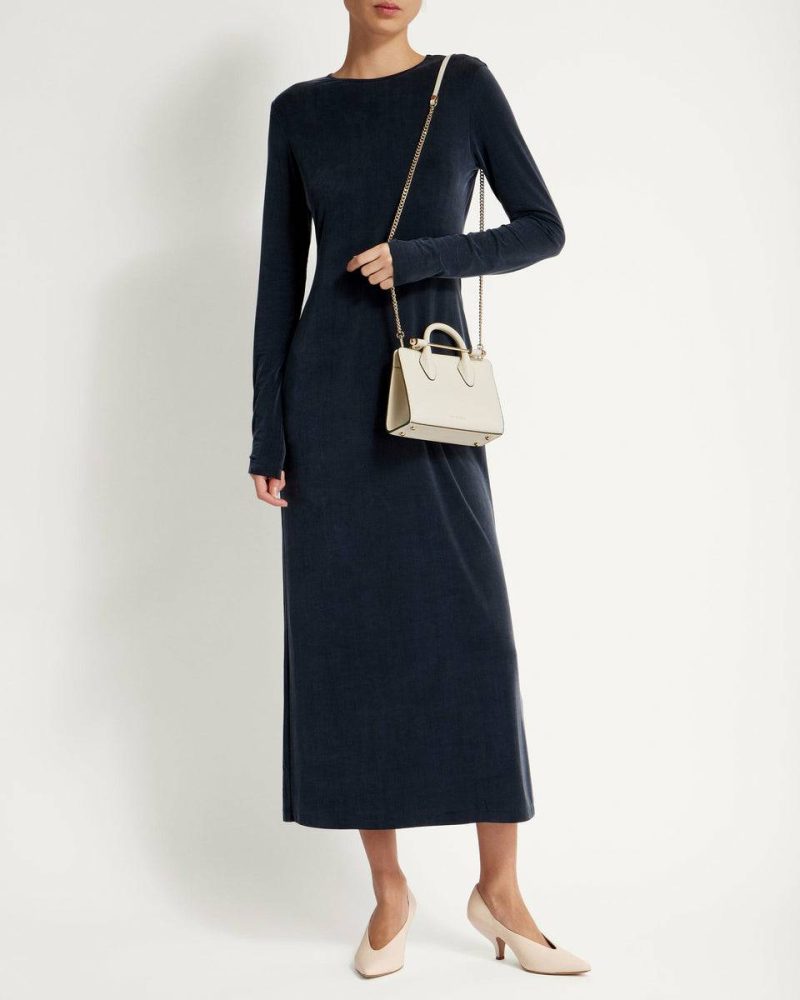 Nano Tote Vanilla Crossbody Bags Women Strathberry