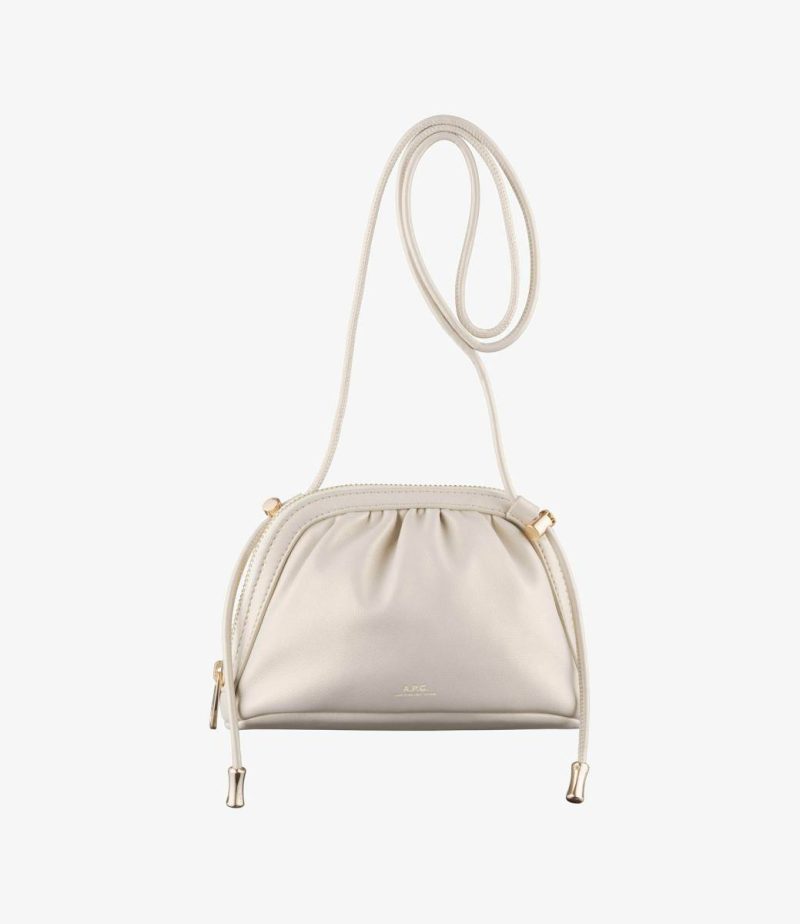 Ninon Small Drawstring Bag A.p.c. Goldtone Women Crossbody Bags