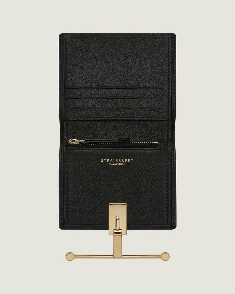 Strathberry Women Wallets Black Melville Street Wallet