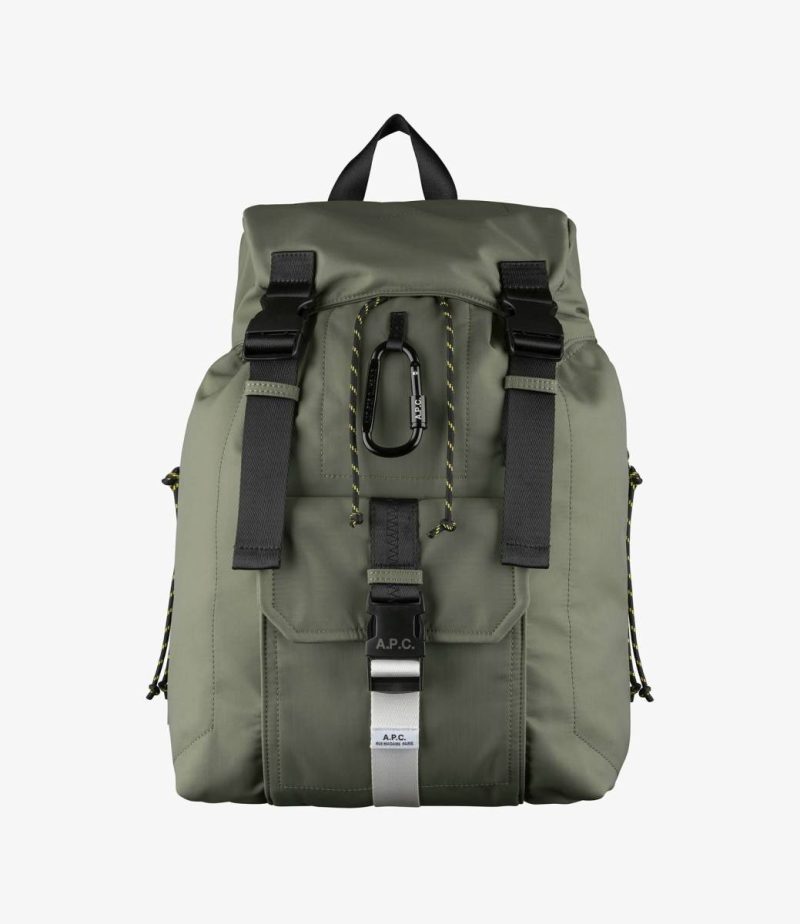 Treck Backpack Dark Khaki Backpacks Men A.p.c.