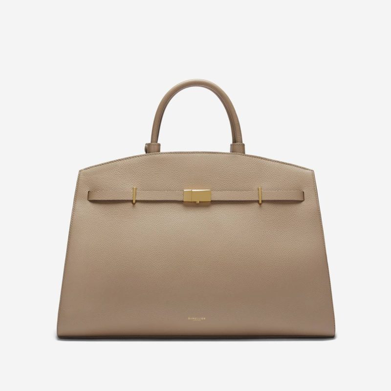 Women Crossbody Bags Dark Sand Small Grain The Hudson Demellier