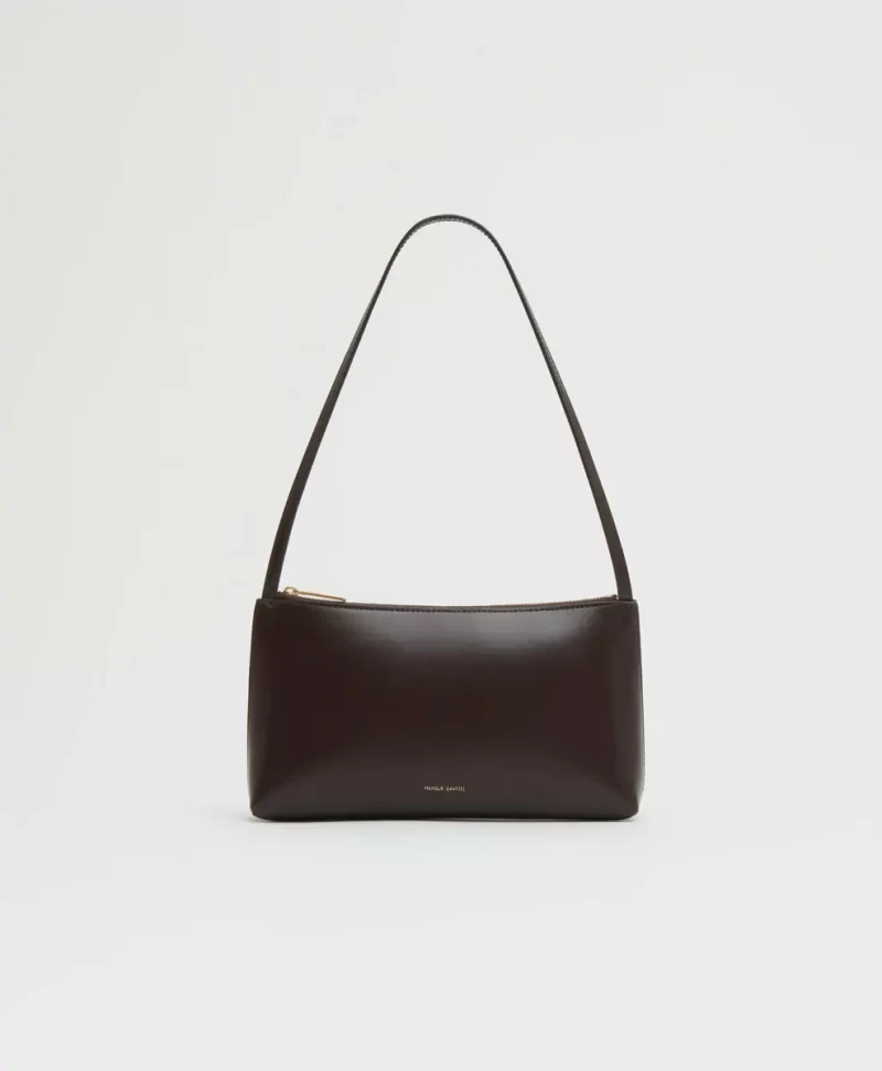 Women Gaia Shoulder Bag Mansur Gavriel Shoulder Bags Aubergine