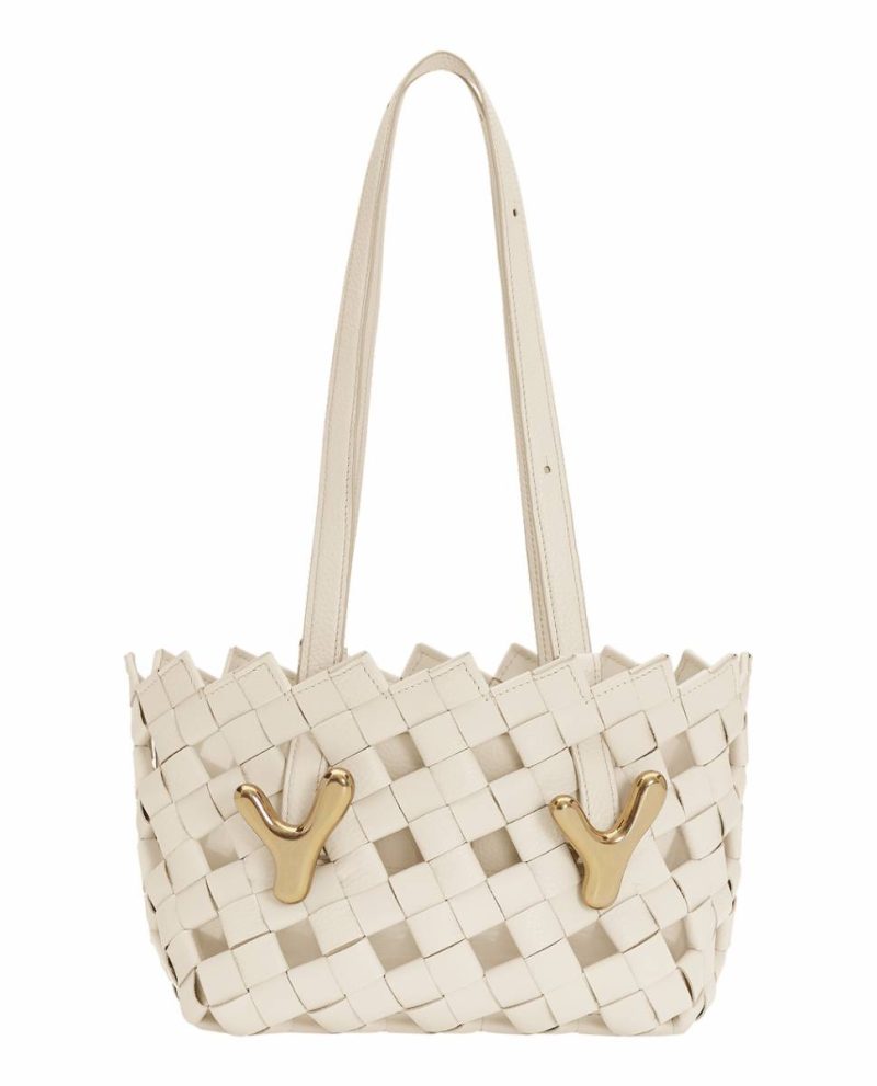 Women Shoulder Boyy Parchment Yy West 23 Woven Tote